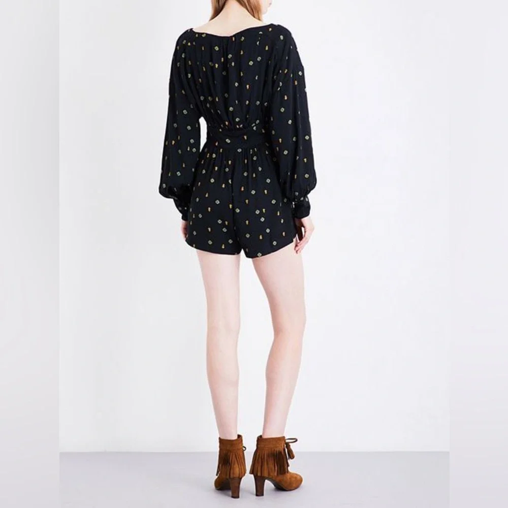 Free People Love Grows Geometric Playsuit - Picture 6 of 10